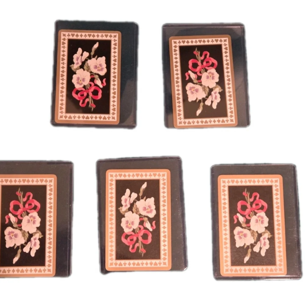 Vintage Tiffany & Co. Playing Cards 5 Cards ONLY w Protective Sleeves 3,7,5,8,K) - Picture 9 of 9